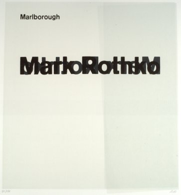 Marlborough (Mark Rothko) from the portfolio In Our Time: Covers for a Small Library After the Life for the Most Part