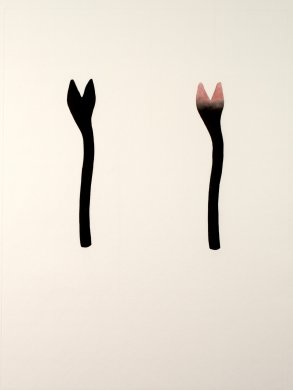 Untitled (two stalks)