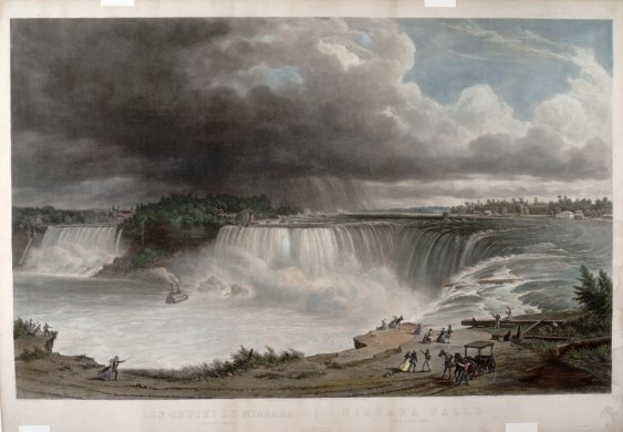 View of Niagara Falls from Table Rock