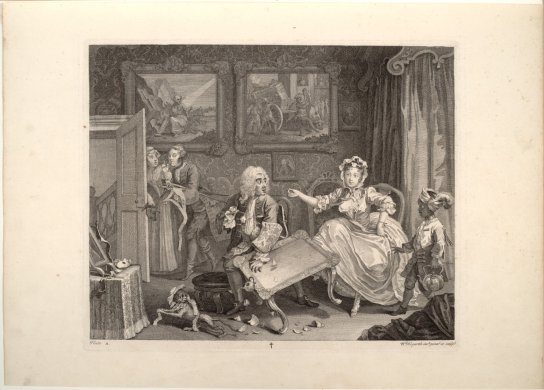 Plate 2 from the series A Harlot&#039;s Progress