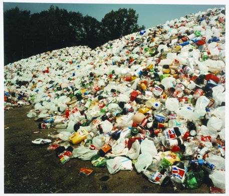 Commingled Waste Pile, Lacawanna County Recycling Center, Scranton, PA from the series Piles