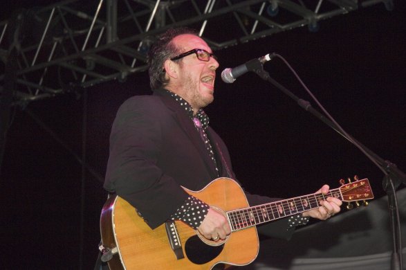 Elvis Costello performs at Rockin&#039; at the Knox 2007