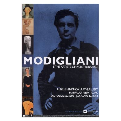 Modigliani & the Artists of Montparnasse Exhibition Poster