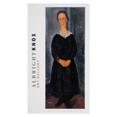 Poster of Amedeo Modigliani’s The Servant Girl, 1918