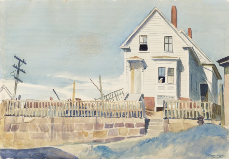 Edward Hopper's Tony's House, 1926