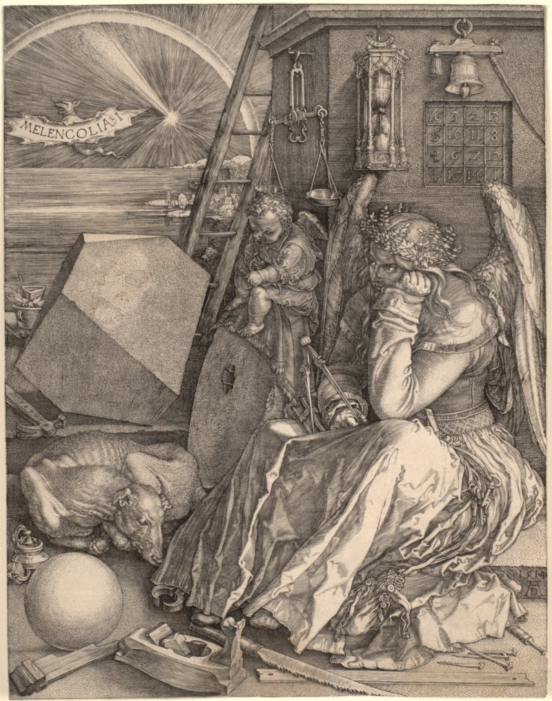 Albrecht Dϋrer's Melencolia I, 1514