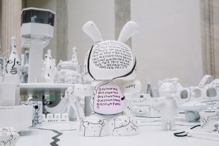 Detail of an installation that&#039;s part of Shantell Martin: Someday We Can