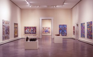 Installation view of Faith Ringgold: A 25 Year Survey
