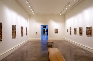 Installation view of New Room of Contemporary Art: Eugène Leroy
