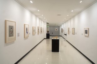 Installation view of Spotlight on the Collection—Artists in Depth: Arp, Miró, Calder