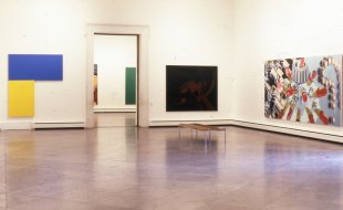 Installation view of American Painting of the 1970s