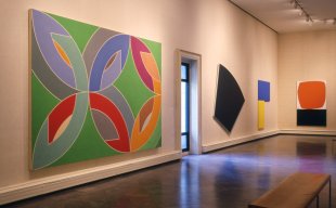 Installation view of Abstraction, Geometry, Painting: Selected Geometric Abstract Painting in America Since 1945