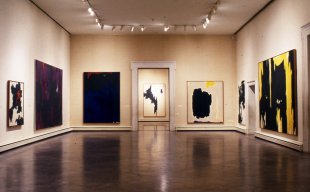 Installation view of Clyfford Still: The Buffalo and San Francisco Collections