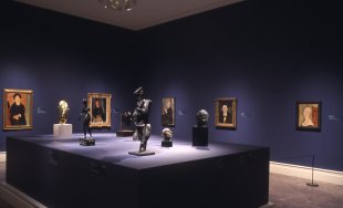 Installation view of Modigliani &amp; the Artists of Montparnasse