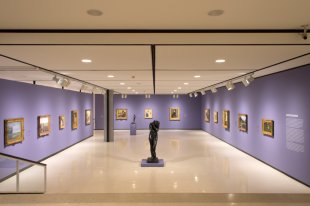 Installation view of Monet and the Impressionist Revolution, 1860–1910