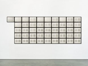 Hanne Darboven&#039;s K: 15 x 15–F:15 x 15 (Ordner:1), 1972–73