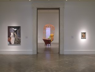 Installation view of Menagerie: Animals on View