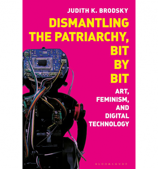 Cover of Dismantling the Patriarchy Bit by Bit: technological device on pink background
