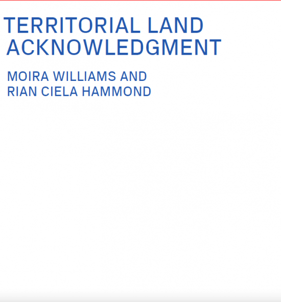 Cover of Land Acknowledgment