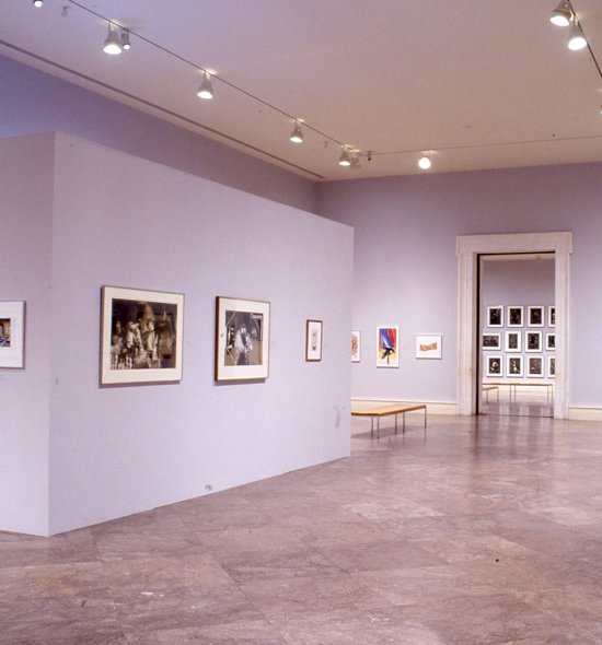 Installation view of Rembrandt to Rauschenberg: The Norton Print Collection