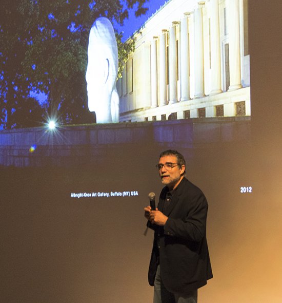 Artist Jaume Plensa gives a talk in the Auditorium