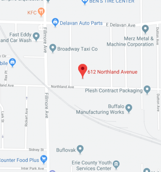Google map of 612 Northland Avenue