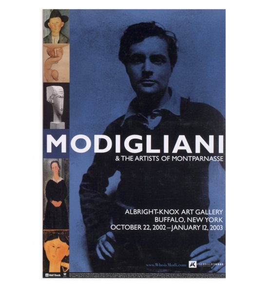 Modigliani &amp; the Artists of Montparnasse Exhibition Poster