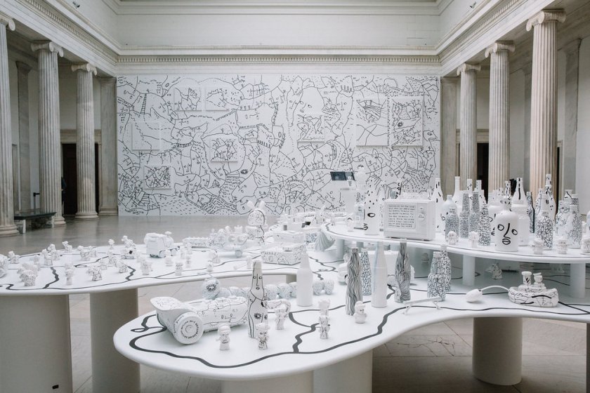 Installation view of Shantell Martin: Someday We Can