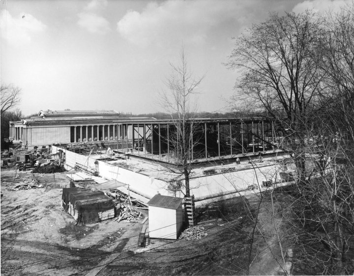 Structural shell completed, February 17, 1961