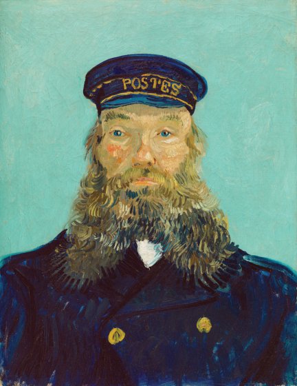 Vincent van Gogh&#039;s Portrait of Postman Roulin, 1888