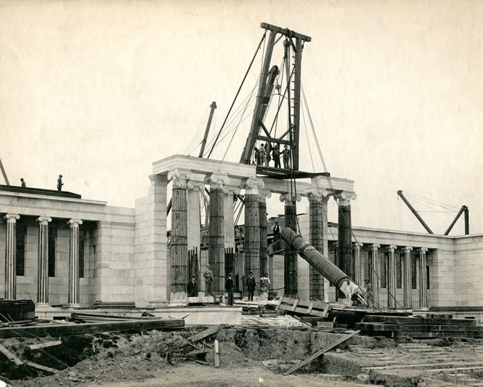 Construction of Albright Art Gallery, 1901