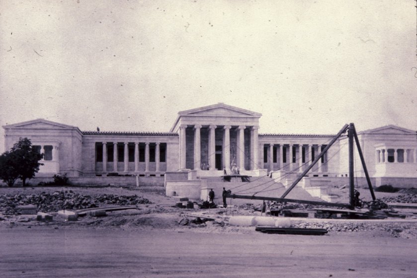 Construction of Albright Art Gallery, 1902