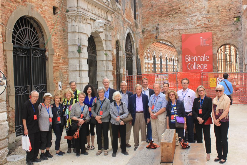 Director’s Travel Series participants at the 56th Venice Biennale