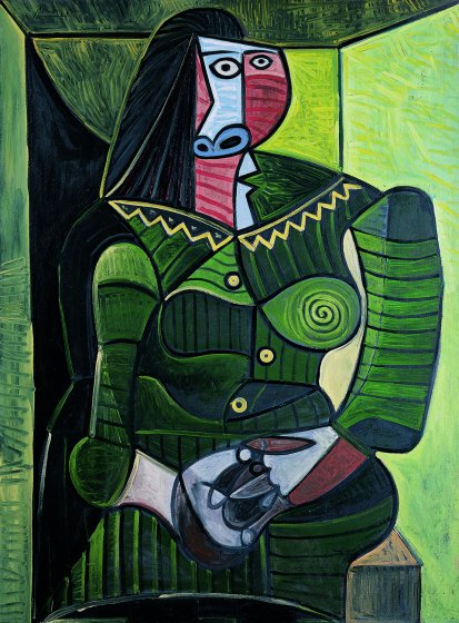 Pablo Picasso&#039;s Femme en vert (Dora) (Woman in Green [Dora]), 1944