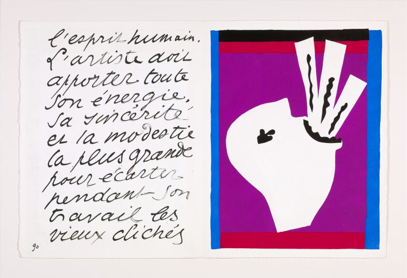 Henri Matisse’s L’avaleur de sabres (Sword Swallower) from the portfolio Jazz, 1947