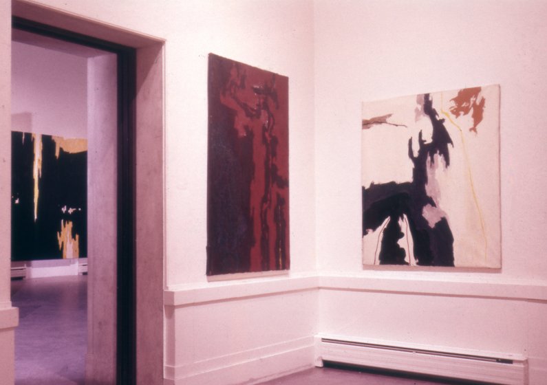 Installation view of Paintings by Clyfford Still, Albright Art Gallery, November 5–December 13, 1959